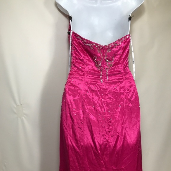 COLORS DRESS Pink Embellished Cocktail Homecoming Prom Dress Size 10 - Picture 7 of 11